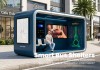 Enclosed Smart Bus Shelter with Digital Advertising Display | MASTERWAY Enclosed Smart Bus Shelter with Digital Advertising Display | MASTERWAY