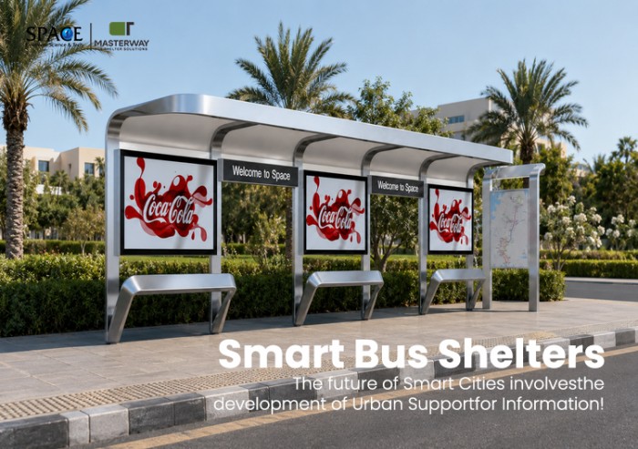 Modular Bus Shelter with LED Display and Advertising Light Box | Masterway Modular Bus Shelter with LED Display and Advertising Light Box | Masterway