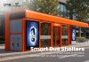 Enclosed Smart Bus Shelter with LED Ad Displays | MASTERWAY