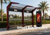 Modular Bus Shelter with Bus Stop Light Box and LED Lighting | Masterway