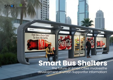 Solar Modular Bus Shelter with LED Lighting and Advertising Light Box