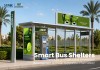 Smart Modular Bus Shelter with Ticket Machine and Advertising Light Box | MASTERWAY-MO185