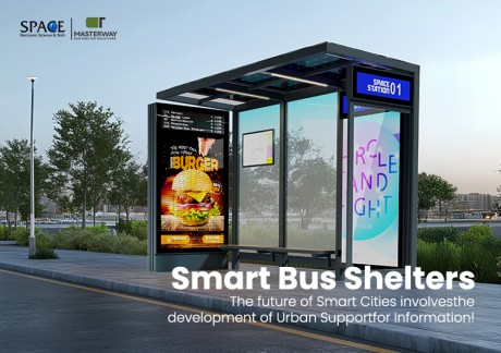 Outdoor Bus Stop Light Box with Double Sided Poster Display Frame