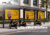 Motorcycle Parking Shelter with Outdoor Advertising Light Box Motorcycle Parking Shelter with Outdoor Advertising Light Box