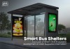 Outdoor Bus Stop Light Box with Double Sided Poster Display Frame