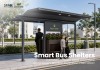 Modular Bus Shelter with Planter Box and Seating