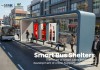 Modern Enclosed Advertising Bus Shelter with Multiple Light Boxes