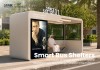 Enclosed Bus Shelter with Digital Advertising Display | Masterway