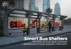 Modern Outdoor Advertising Display Rectangle-shaped Bus Shelter with Integrated Light Box